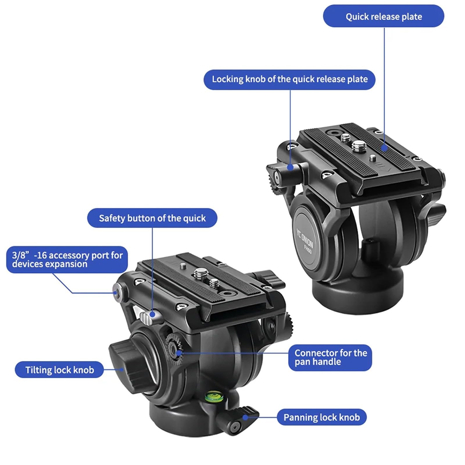 Amazon | YC Onion FH60 フルードヘッド（三脚用、Pineta Pro一脚用